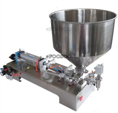 HORIZONTAL PNEUMATIC PASTE FILLING MACHINE FULL CREAM COSMETIC SHAMPOO 50-500ML