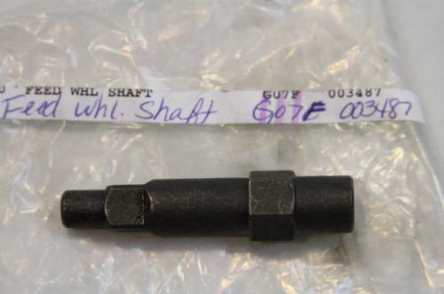 NEW SIGNODE FEED WHEEL SHAFT 003487