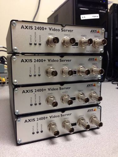 (4) - AXIS 2400+ ENCODER VIDEO Servers