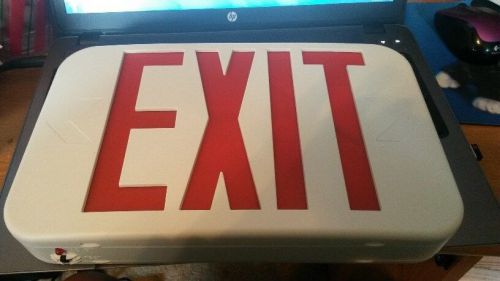 Slimline led emergency exit sign-wet location led-new!!! (#146) for sale