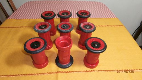 Fire hose nozzle head 2&#034; inch outer diameter  fits 1 1/2 inch fire hoses for sale