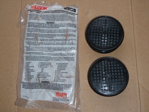 NEW -- Willson Wilson R21 Respirator Replacement Chemical Cartridge, Set of 2