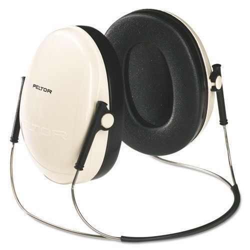 3M 8062 Peltor Optime H6B/V Black/Tan Behind Neck Foam Protective Earmuffs - 21