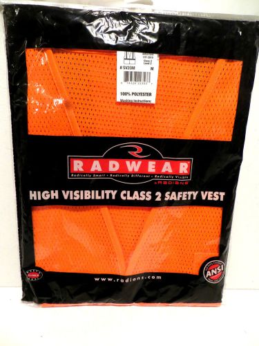 RADWEAR CLASS 2 ANSI APPROVED HIGH VISIBILITY SAFETY VEST by RADIANS~SZ MED~