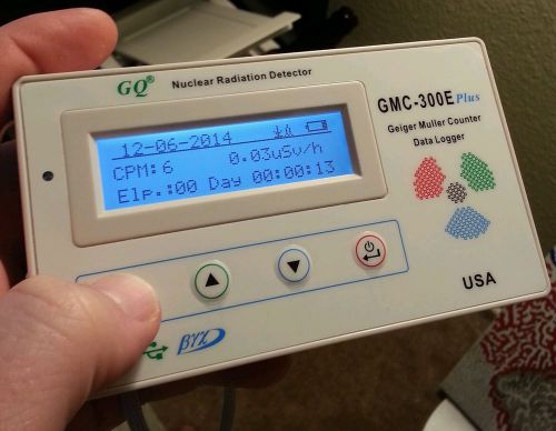 GQ GMC-300E Plus Nuclear Radiation Detector Geiger Counter Beta Gamma detection