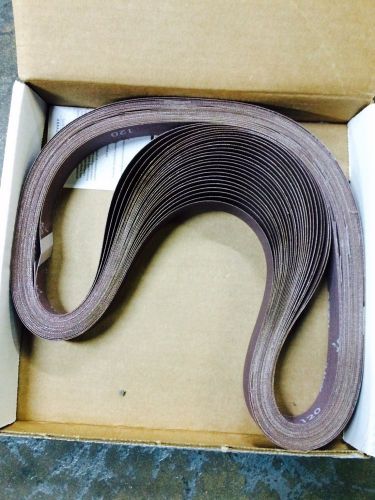 Norton Metalite Belts. 120 Grit. 1&#034; X 42&#034;. Qty 25 Belts