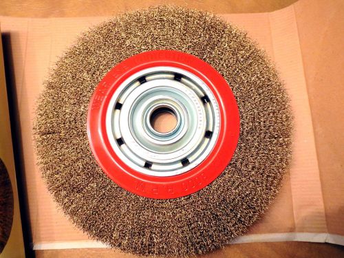 Pair of 12&#034; - 300mm - Wire Wheel Brushes, Grinder Wheels