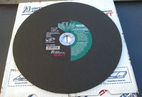 New 10 pack 12&#034; x 1/8&#034; concrete cut-off wheel big mac 1&#034; arbor type 1 sait 23460 for sale