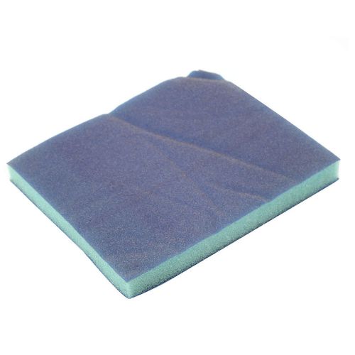 Rectangle fine grinding sanding sponge block blue 120mm x 98mm x 13mm for sale