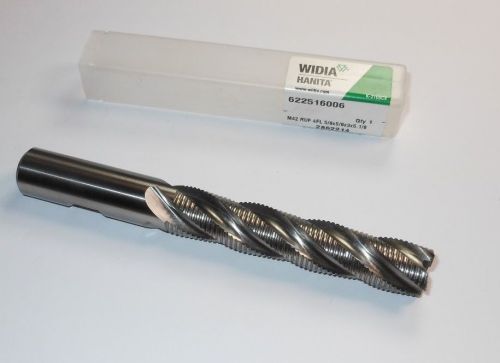 WIDIA Cobalt Roughing End Mill 5/8&#034; 4FL 5/8&#034; x 3&#034; x 5-1/8&#034; 622516006 &lt;105&gt;