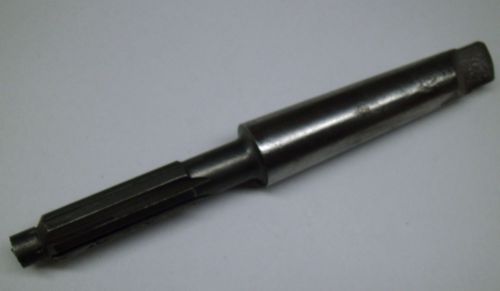 MACHINE REAMER 9,592 BRAZED CARBIDE TIPPED 3/8 X 5/16 #2 MORSE TAPER #7708