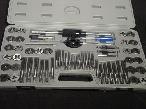 NEW SAE Metric Tap and Die Wrench Set National Coarse Fine Pipe Threads w Case