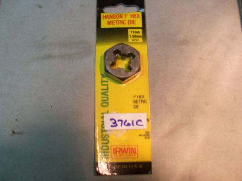 (#3761c) new machinist 11mm x 1.50 right hand thread hex rethreading style die for sale
