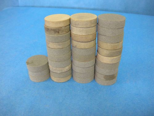 Norton P2120 Circular Grinding Stones 1-3/8&#034; Lot of 33