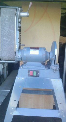 ENCO BELT SANDER-GRINDER 6&#034; X 48&#034; 1 HP 110/220 V,  MOD. 163-4700