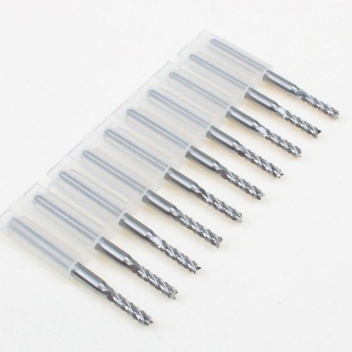 New A set of Tungsten Steel Carbide PCB 2.5mm End Mill CNC / PCB Milling Machine