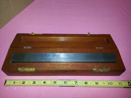 Machinist&#039;s doall #2403 10&#034; master guage gage block in case for calibration for sale