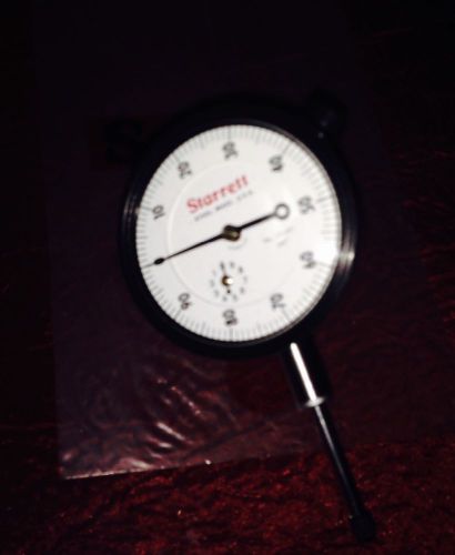 New Starrett Dial Indicator 25-441 .001&#034;.... NO RESERVE!