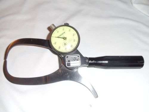 FEDERAL 49P-1-R1 3&#034; O.D. DIAL CALIPER w/ FEDERAL DIAL GAUGE C81 .010 GRAD