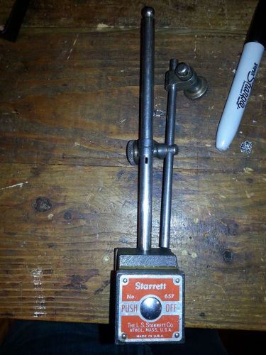 starrett mag base , #657 no. 657 , starett 657