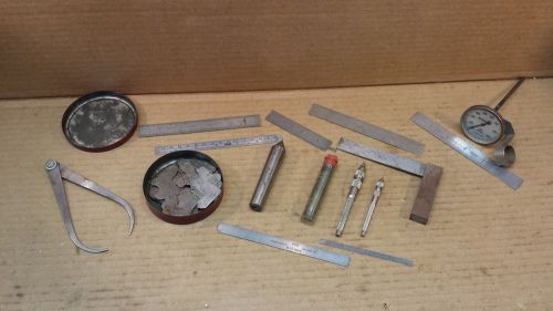 Lot of machinist tools, general  #264 edge finder, pin vise,  lufkin radius gage for sale