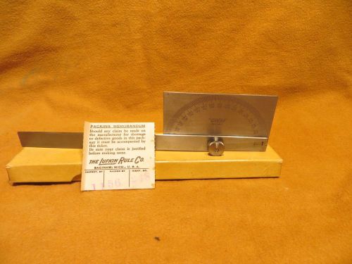 Lufkin No.891 Protractor Gauge, 6&#034; Arm New in Box