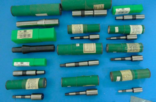 Large lot of 12 new jacobs arbors morse tapers r8 bridgeport *k for sale