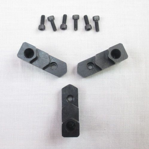 A2Z Steel Chuck Jaws for Taig LCJST1050 Chuck - Set of 3 - Made in the USA