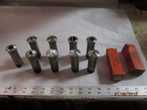 MACHINIST LATHE MILL Lot of Hardinge 4C Collets CLEAN