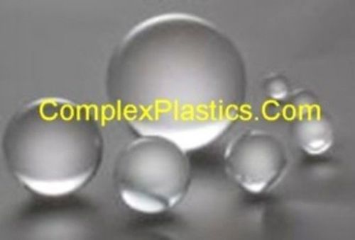 ACRYLIC BALL 1.25&#034; 10  PCS CLEAR PLEXIGLAS BALLS 16073-5