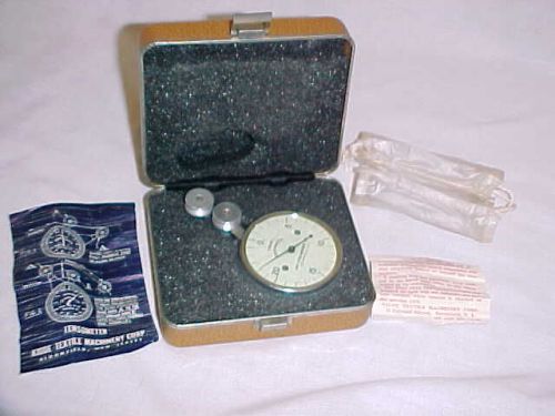 Vintage Kidde Tensometer w/Case Yarn Tension Meter For Weaving Textiles Instruct