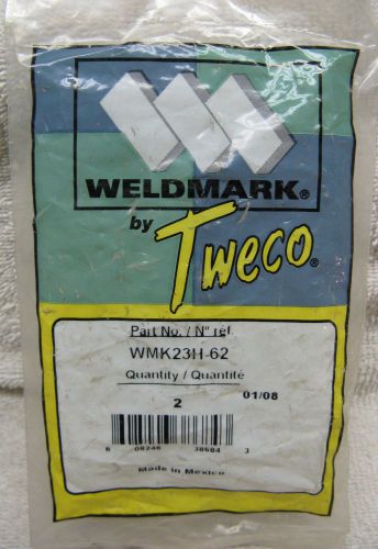 Tweco Nozzle OEM 23H-62 No3 Mig Weld Gun HD Insul Copper 5/8 Bore Threaded 2-Pak