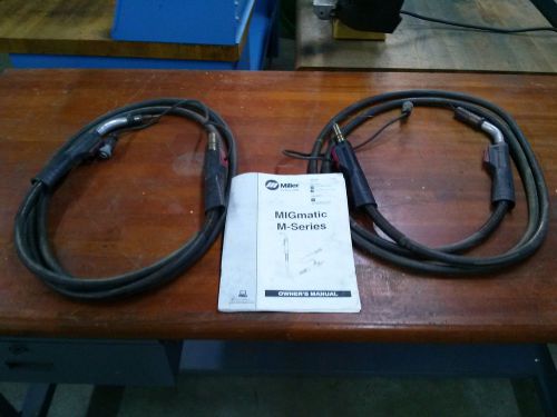 2 miller migmatic™ wife feed gun m-25, 250 a, 15 ft, .035 wire for sale