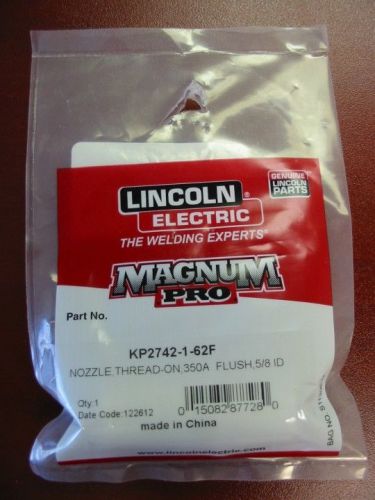 Lincoln electric magnum pro nozzle, thread-on, 5/8&#034;id 350a - qty1 - kp2742-1-62f for sale