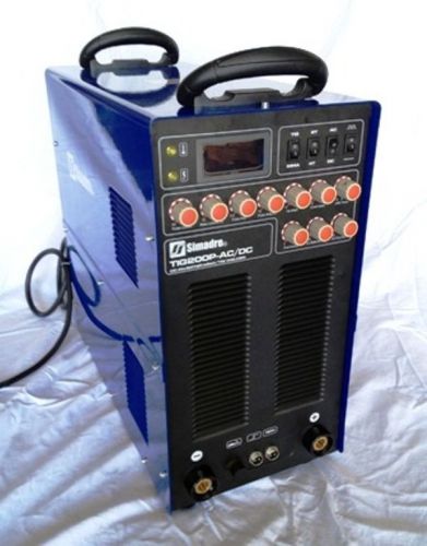 SIMADRE POWERFUL TIG200P TIG AC/DC PULSE INVERTER WELDER - WELD ALUMINUM