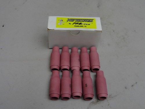 NEW Profax 10N49 tig weld welding alumina cups 5/16&#034; I.D. size 5 lot of 10