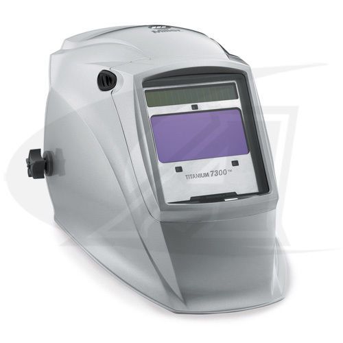 Miller titanium 7300 auto-darkening welding helmet for sale