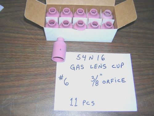 tig ceramic cups 54N16 #6 3/8&#034; orfice