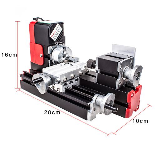 6in1 Miniature Metal Multifunction Machine Lathe machine 20000rev/min DIY NEW