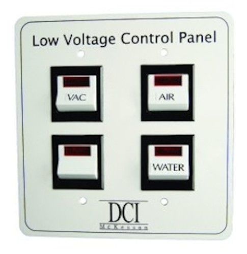 New DCI Low Voltage Quad Switch Control Panel for Dental Vacuum / Air / Water
