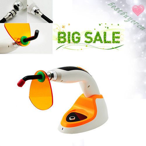 Wireless Cordless LED Dental Curing Light Lamp1400MW Power Whitening Orange List