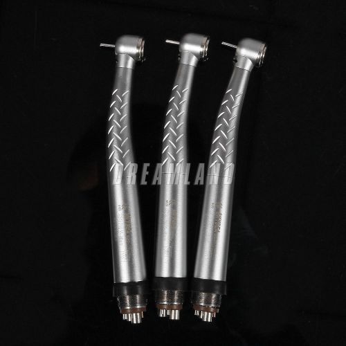 3X Dental Fiber Optic LED Light Handpiece High Speed Push Button 6 Hole fit KAVO