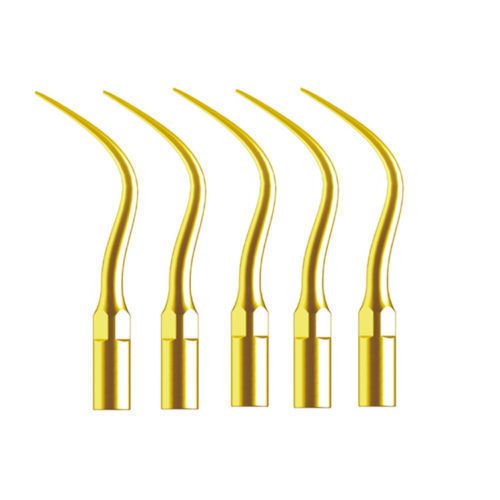 5PCS Dental Scaling Perio Tip P4T Titanium Coated Fit EMS &amp; Woodpecker