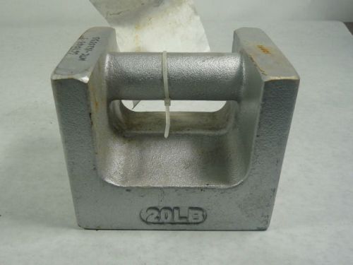 Generic Slotted Interlocking 20lb Calibration Weight ! NEW !