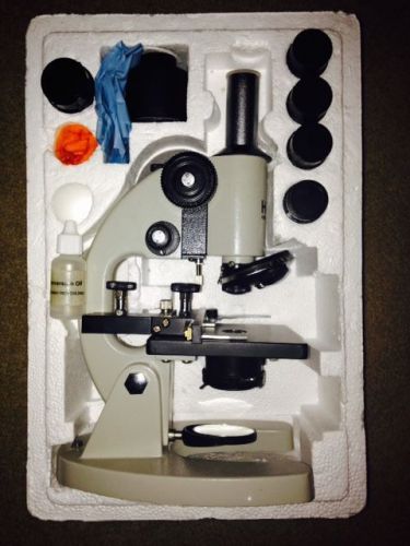 Lab paq 600x microscope with oil immersion lens (1500x with oil immersion) for sale