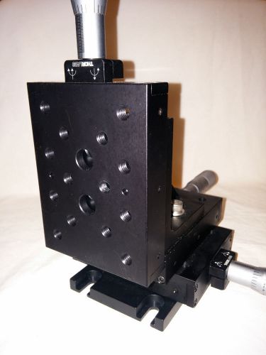 Thorlabs PT3 XYZ 3-Axis Large Linear Bearing Stage with Mitutoyo Micrometers