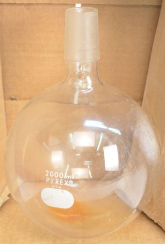 Pyrex 2000ml round bottom flask for sale