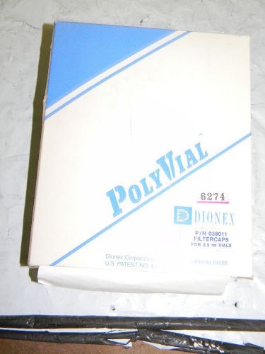 Dionex 038011 Filter Caps for 0.5mL Vials, Open Bag, at least 100 Remain.