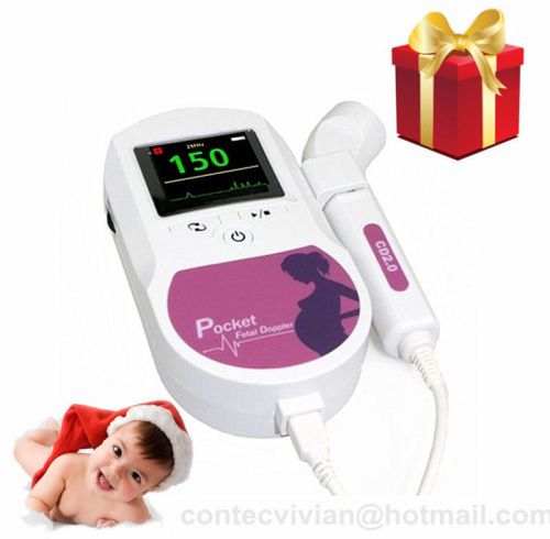 Fetal doppler 3MHz Ulrasound,Prenatal heart Monitor,Fetal Heart Rate obstetrical
