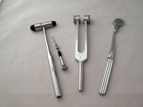 Neurological diagnostic set, three (3) instruments for sale